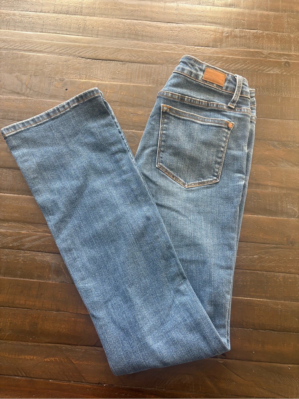 Judy Blue Women’s Slim Bootcut Jeans Medium Wash Blue Stretch Denim Size 7/28 - Picture 2 of 11